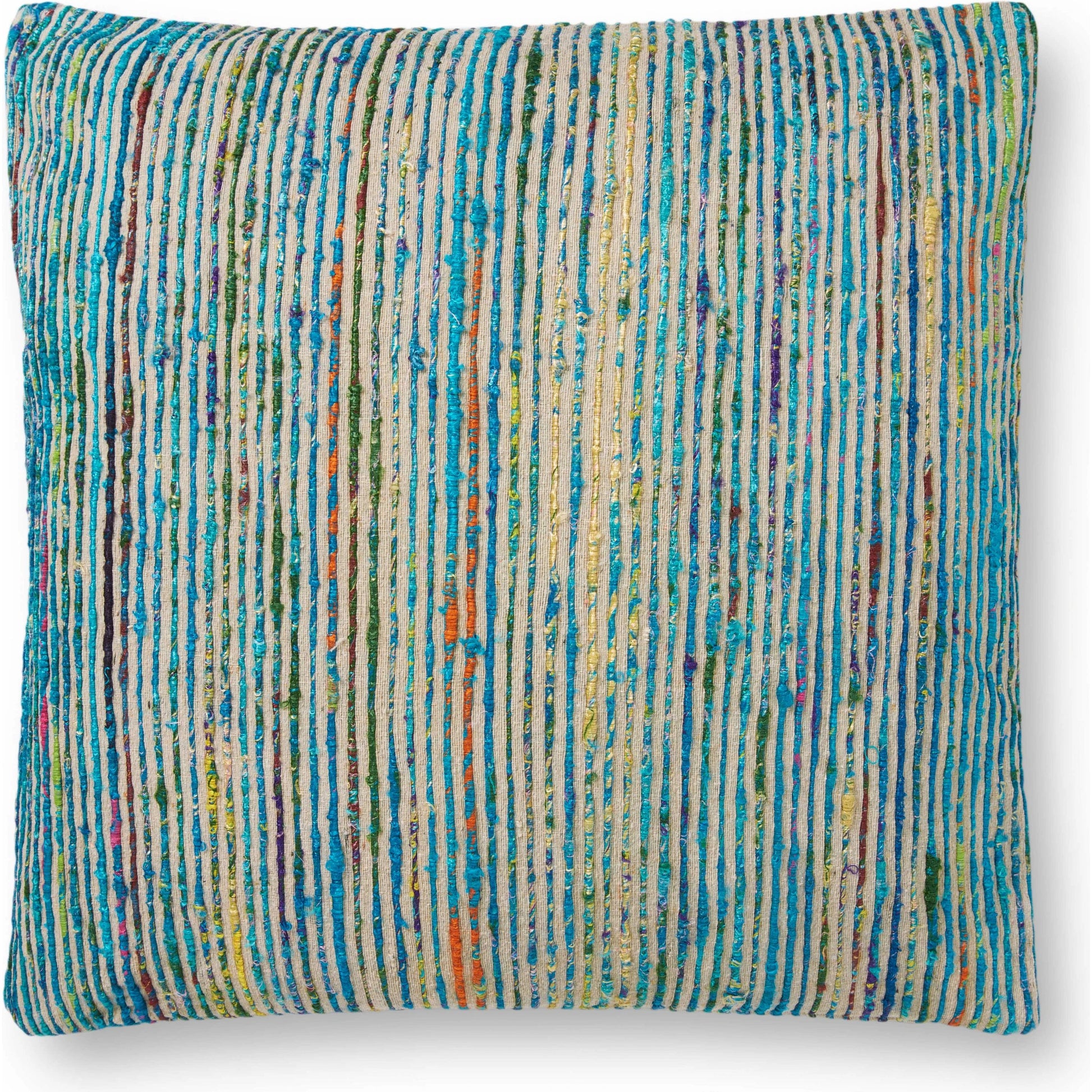 P0242 Pillow by Loloi. Made from 60% cotton, 40% silk in a traditional style.