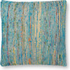 Blue, Multi / Down Feather / 13" x 21"