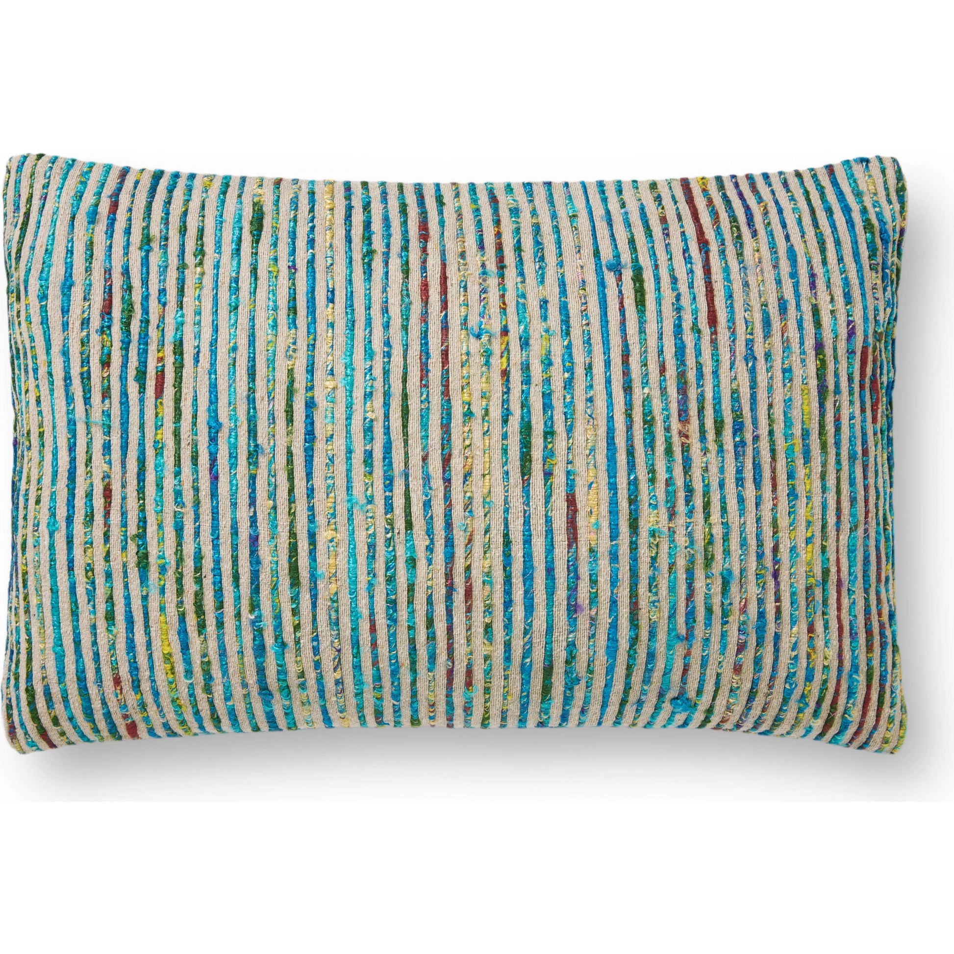 P0242 Pillow by Loloi. Made from 60% cotton, 40% silk in a traditional style.