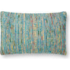 Blue, Multi / Down Feather / 13" x 21"