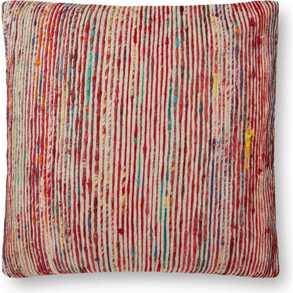 P0242 Pillow by Loloi. Made from 60% cotton, 40% silk in a traditional style.