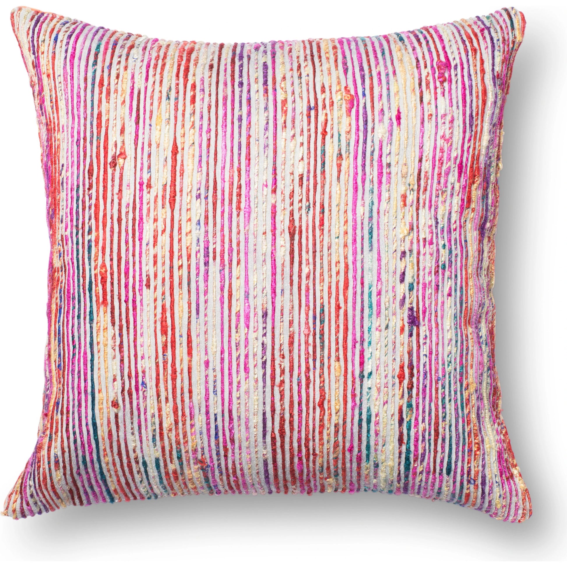 P0242 Pillow by Loloi. Made from 60% cotton, 40% silk in a traditional style.