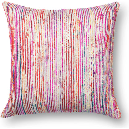 P0242 Pillow by Loloi. Made from 60% cotton, 40% silk in a traditional style.