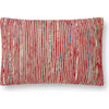 Red, Multi / Down Feather / 13" x 21"