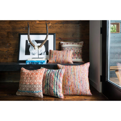 P0242 Pillow by Loloi. Made from 60% cotton, 40% silk in a traditional style.