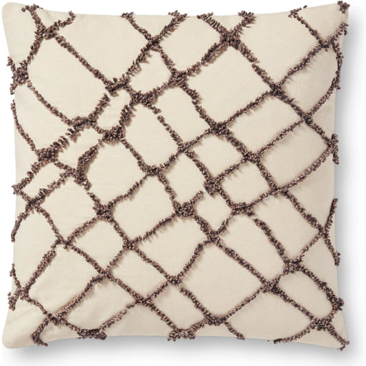 PLL0043 by Loloi in ivory, black. Made from 100% cotton in a modern style.
