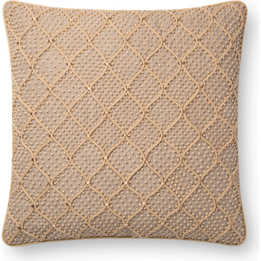 P0675 Pillow by Loloi. Made from linen, cotton in a transitional style.