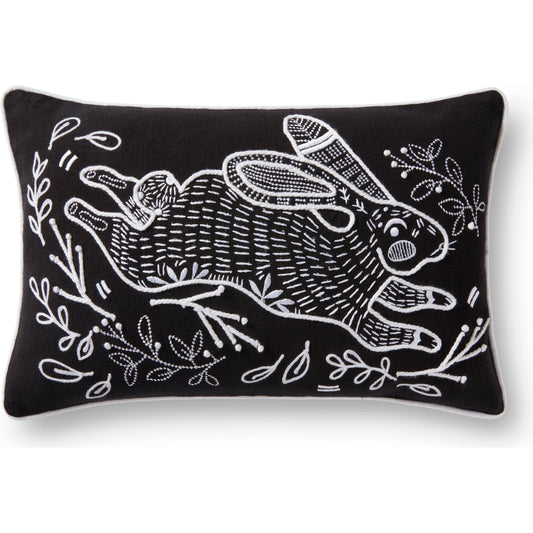 PLL0032 by Loloi in black. Made from cotton, acrylic, rayon in a unique style.