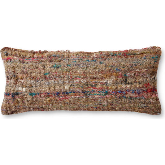 PLL0071 Pillow by Loloi in multi. Made from cotton, rayon, polyester, nylon, wool in a eclectic & global style.