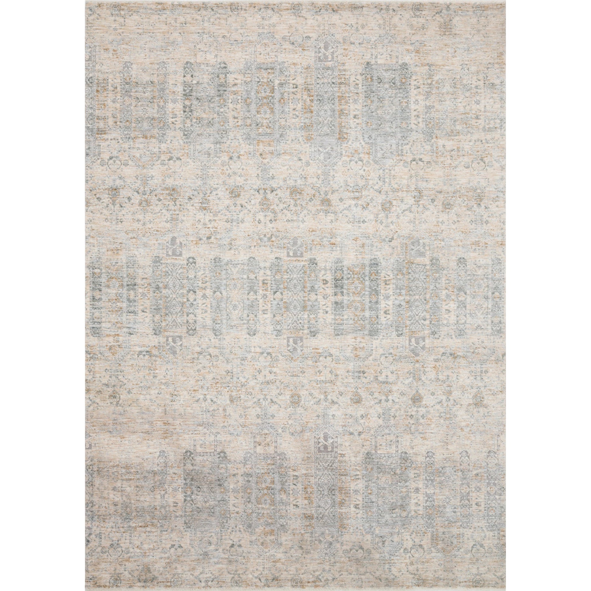 Pandora PAN-02 Rug by Loloi in ivory, mist. Made from 100% polyest