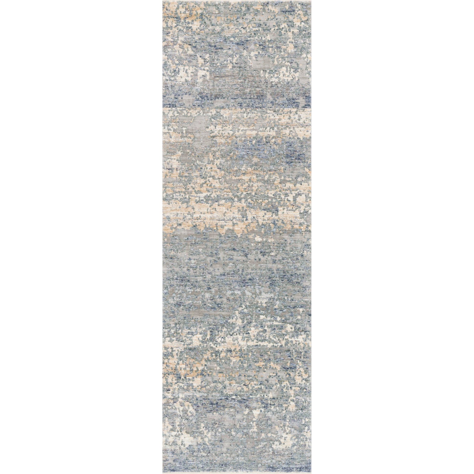 Pandora PAN-05 Rug by Loloi in blue, gold. Made from 100% polyester in a modern style.