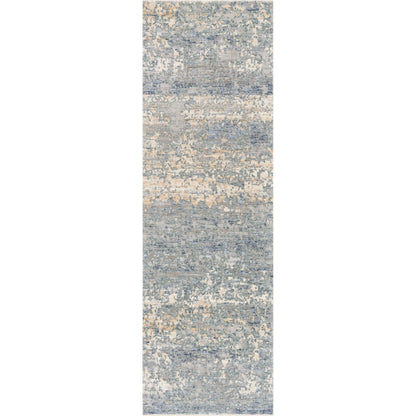 Pandora PAN-05 Rug by Loloi in blue, gold. Made from 100% polyester in a modern style.
