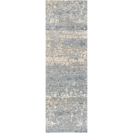 Pandora PAN-05 Rug by Loloi in blue, gold. Made from 100% polyester in a modern style.