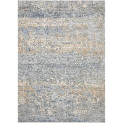 Pandora PAN-05 Rug by Loloi in blue, gold. Made from 100% polyester in a modern style.