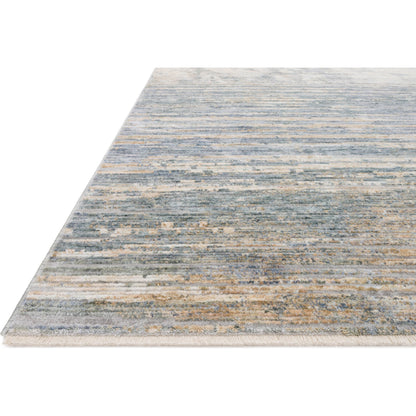 Pandora PAN-06 Rug by Loloi in ivory, blue. Made from 100% polyester in