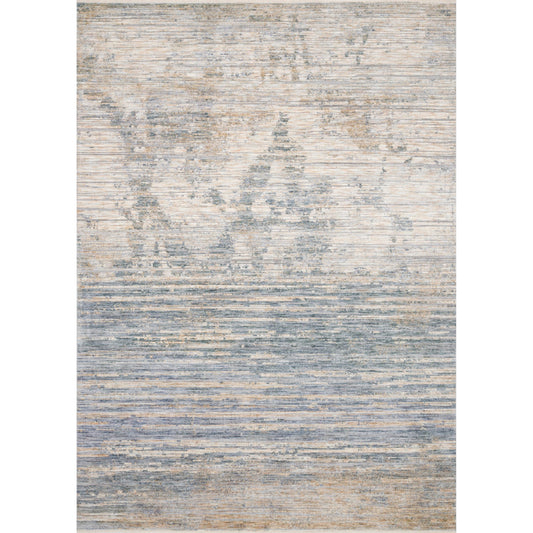 Pandora PAN-06 Rug by Loloi in ivory, blue. Made from 100% polyest