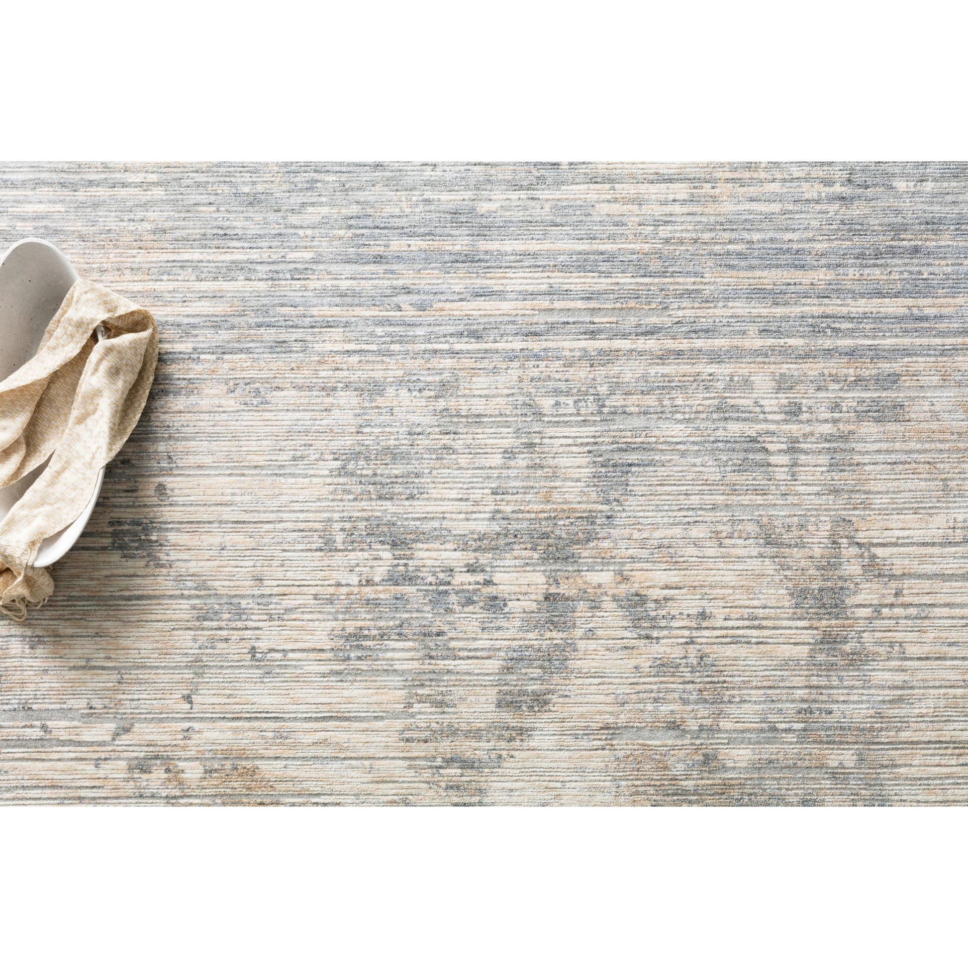 Pandora PAN-06 Rug by Loloi in ivory, blue. Made from 100% polyester 