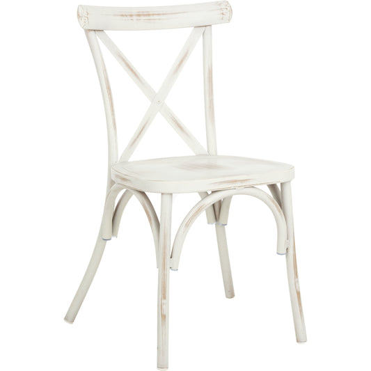 Newport Chair (Set of 2) by HedgeApple Essentials in white. Made from metal in a cottage & farmhouse style.