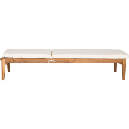 Sweetwater Sunlounger by HedgeApple Essentials. Made from acacia in a modern style.