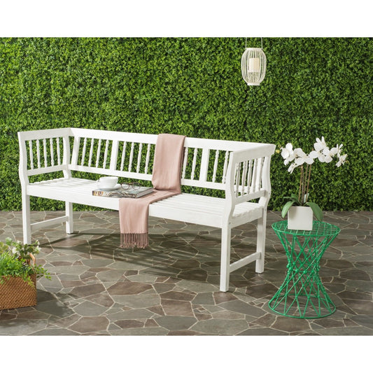 Aitkin Bench by HedgeApple Essentials. Made from acacia in a traditional style.