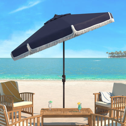 Hutchinson Fringe Crank Umbrella by HedgeApple Essentials. Made from unique in a coastal style.