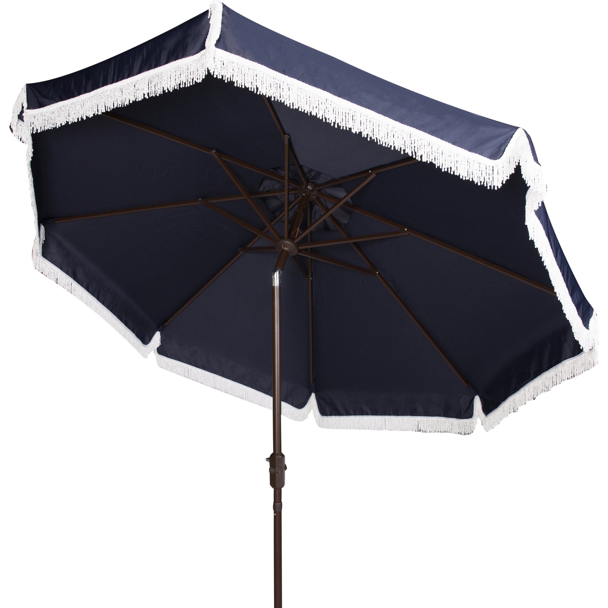 Hutchinson Fringe Crank Umbrella by HedgeApple Essentials. Made from unique in a coastal style.