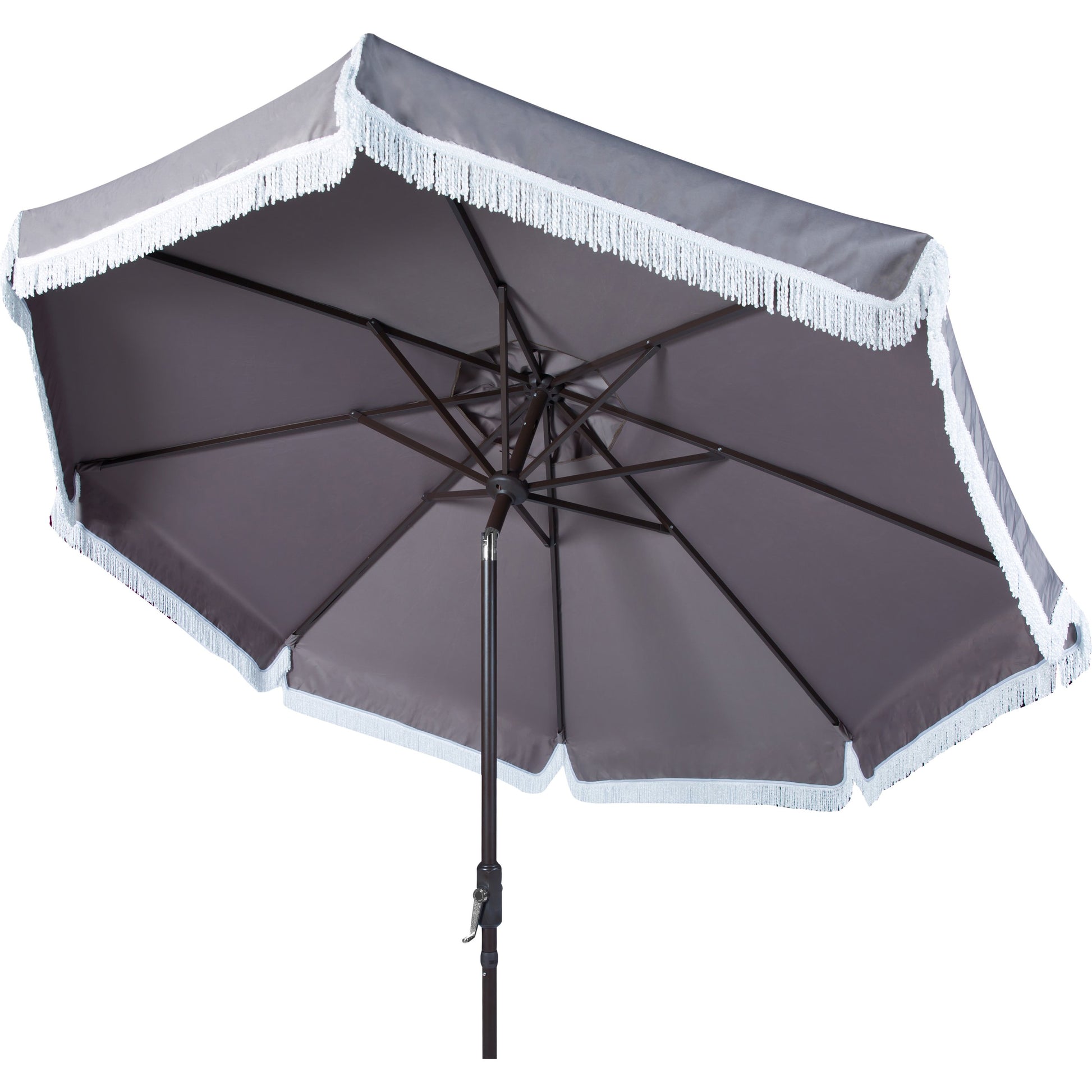 Hutchinson Fringe Crank Umbrella by HedgeApple Essentials. Made from unique in a coastal style.