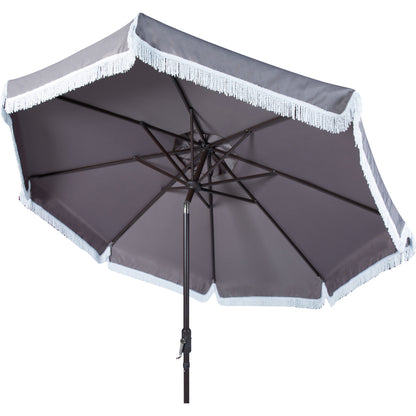 Hutchinson Fringe Crank Umbrella by HedgeApple Essentials. Made from unique in a coastal style.