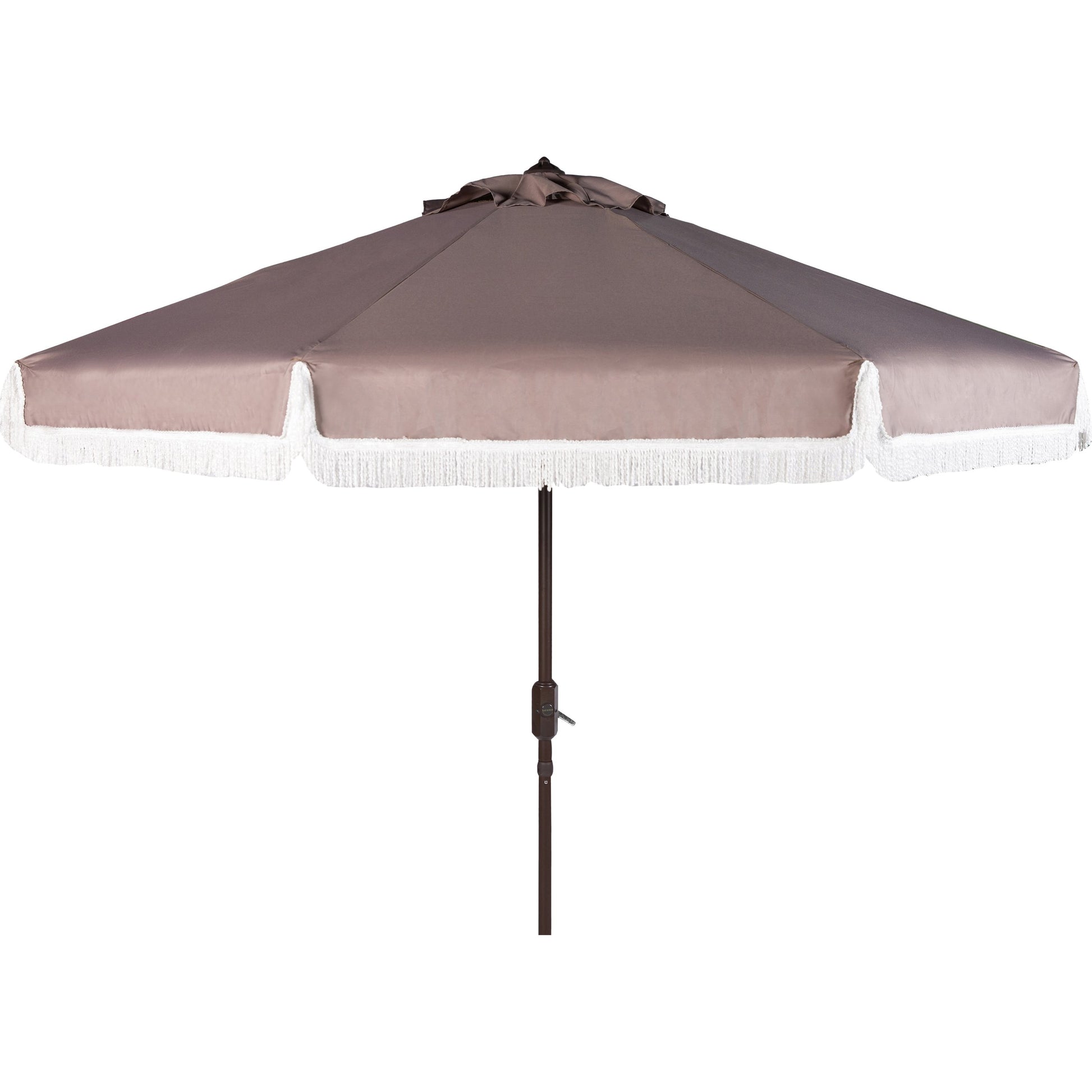 Hutchinson Fringe Crank Umbrella by HedgeApple Essentials. Made from unique in a coastal style.