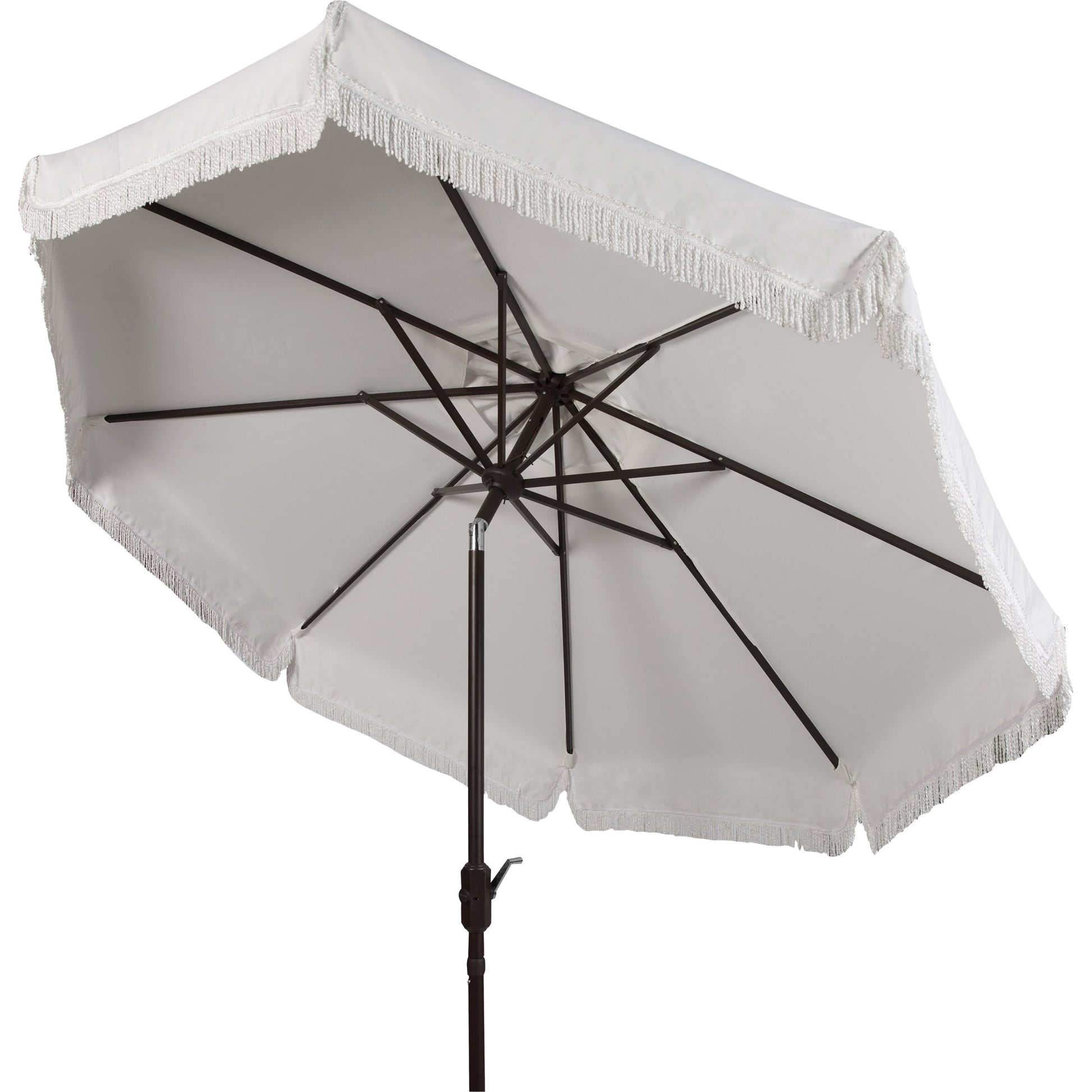 Hutchinson Fringe Crank Umbrella by HedgeApple Essentials. Made from unique in a coastal style.