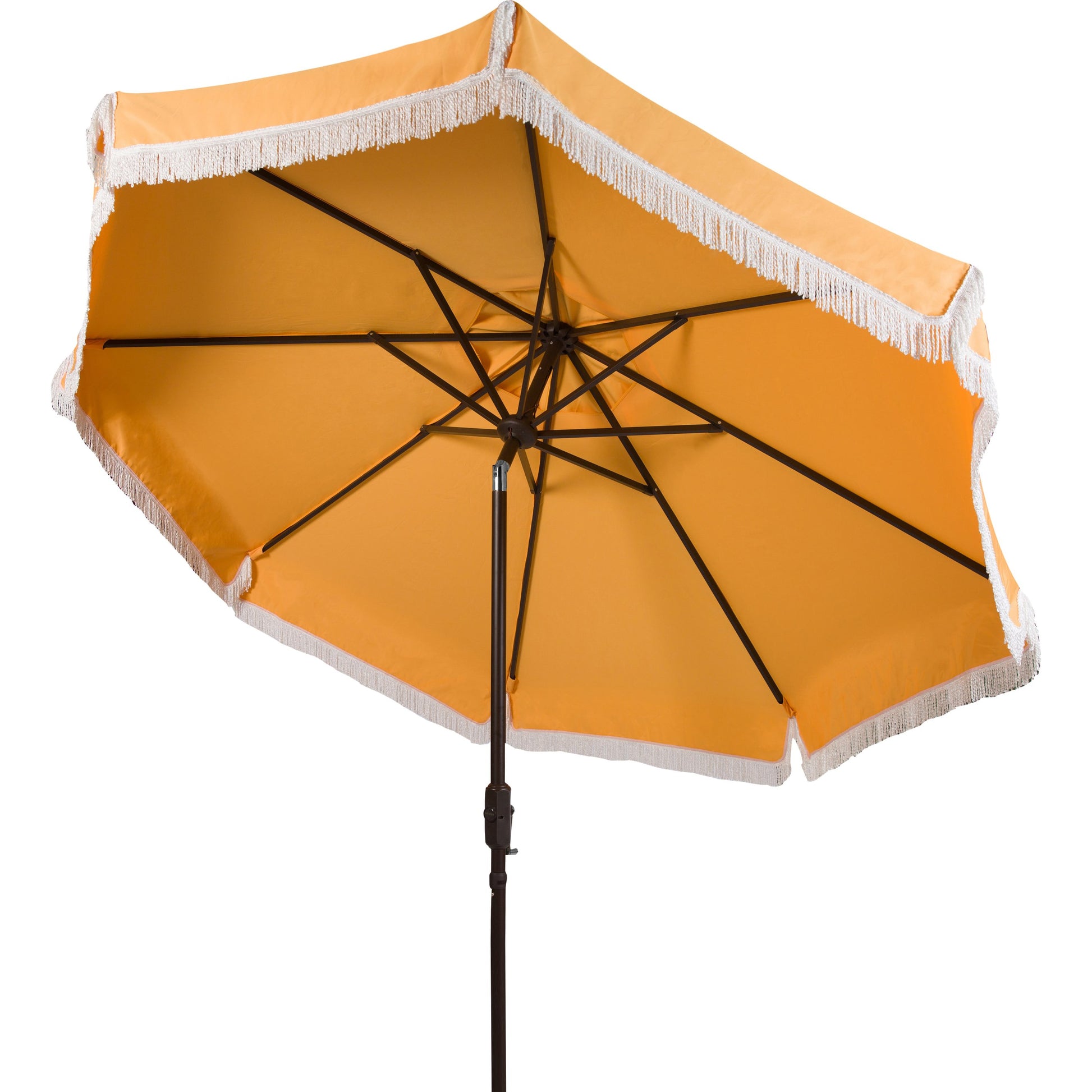 Hutchinson Fringe Crank Umbrella by HedgeApple Essentials. Made from unique in a coastal style.