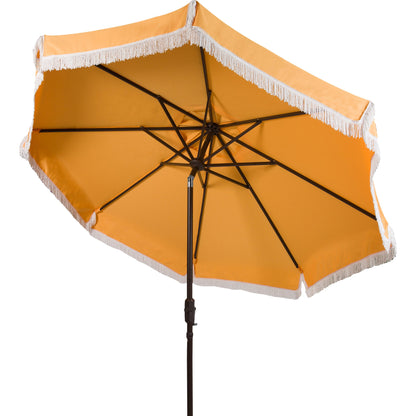 Hutchinson Fringe Crank Umbrella by HedgeApple Essentials. Made from unique in a coastal style.