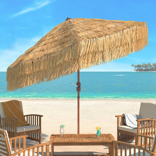 Shasta Crank Umbrella by HedgeApple Essentials in brown. Made from unique in a coastal style.