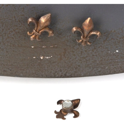 Paris Wall Clock with Magnets by Zentique in iron. Made from iron in a modern style.