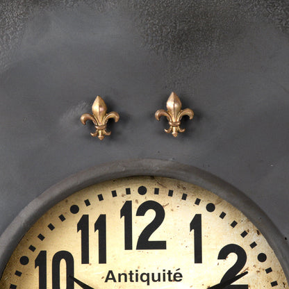 Paris Wall Clock with Magnets by Zentique in iron. Made from iron in a modern style.