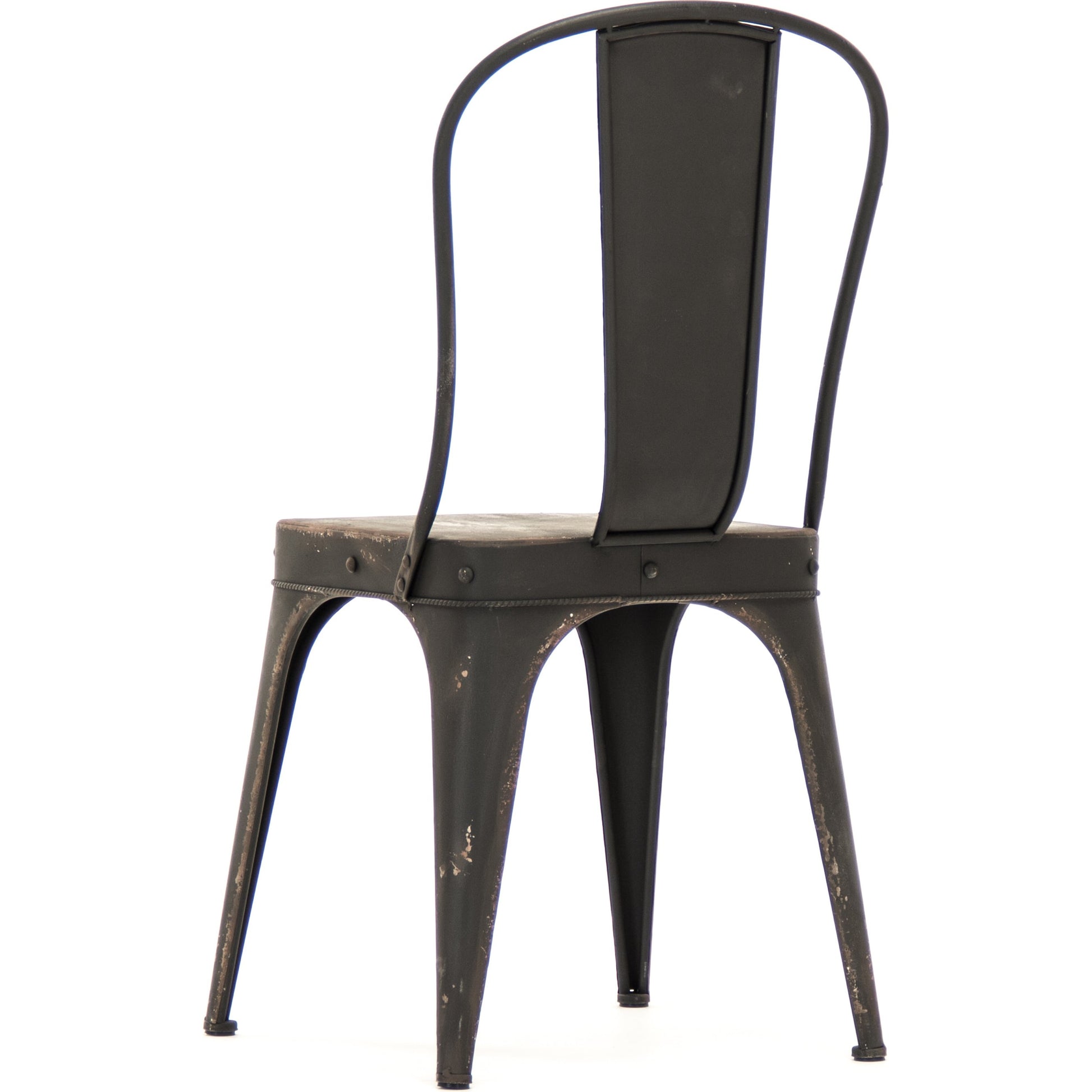 Christelle Iron Chair by Zentique in antique black and iron. Made from iron in a cottage & farmhouse style.