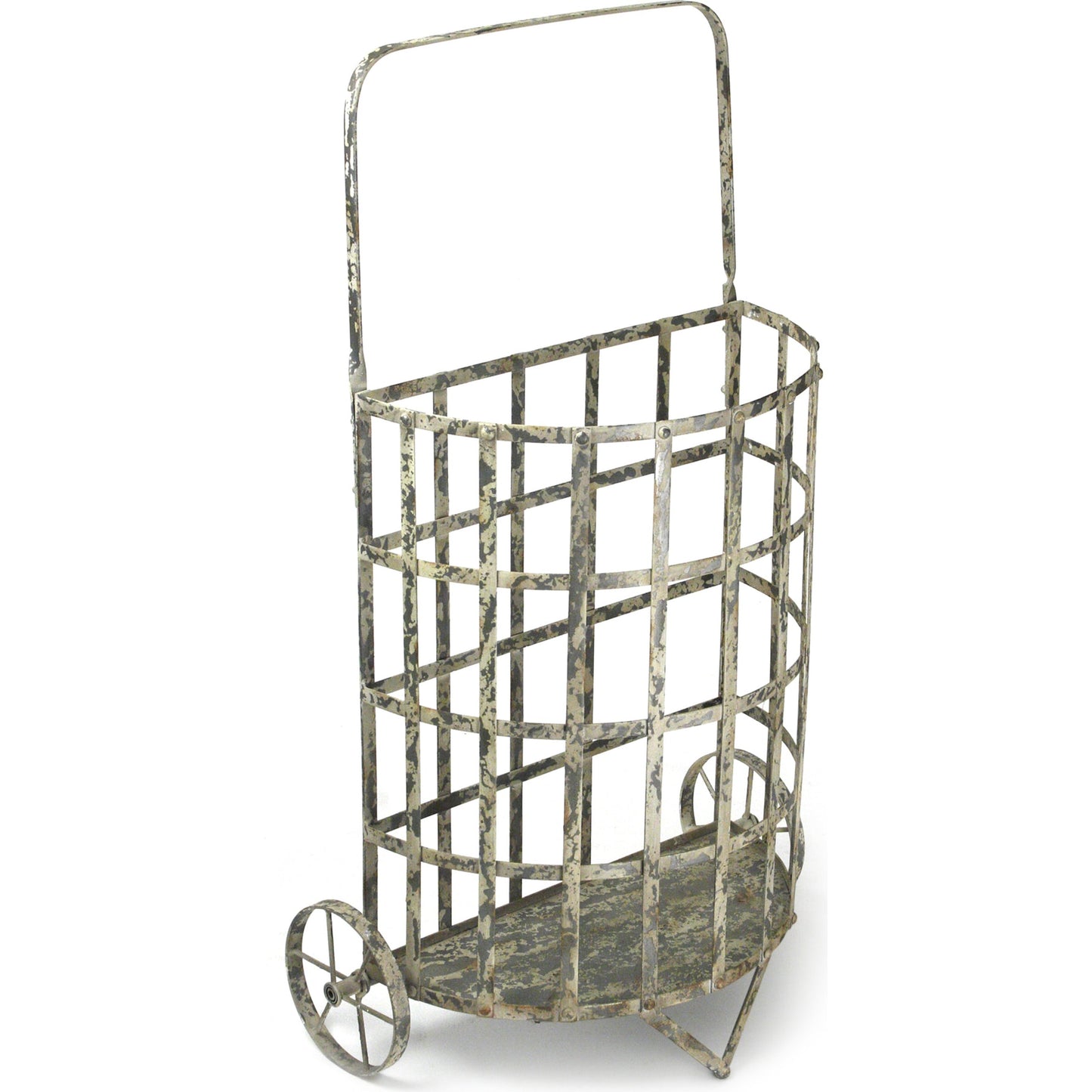 001 S-337384 | Primary Silo | Iron Cart by Zentique in rustic zinc and iron. Made from iron in a cottage & farmhouse style.