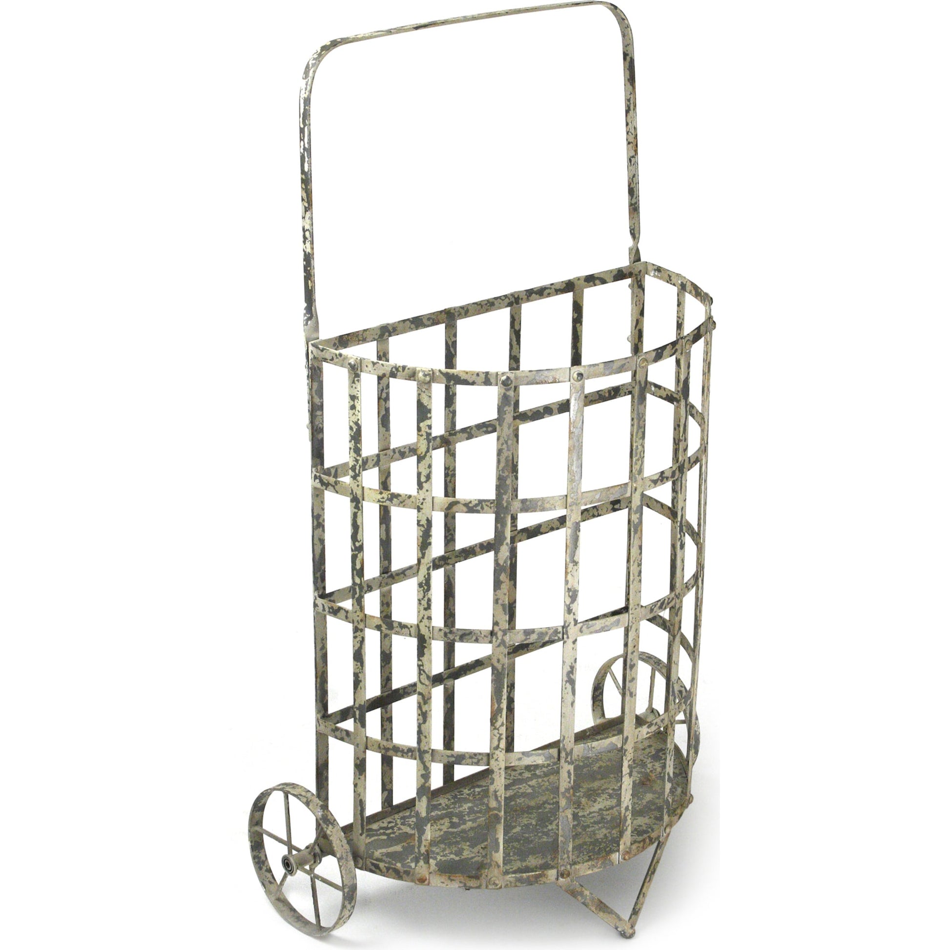 Iron Cart by Zentique in rustic zinc and iron. Made from iron in a cottage & farmhouse style.