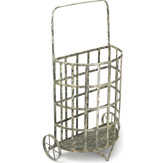 Iron Cart by Zentique in rustic zinc and iron. Made from iron in a cottage & farmhouse style.