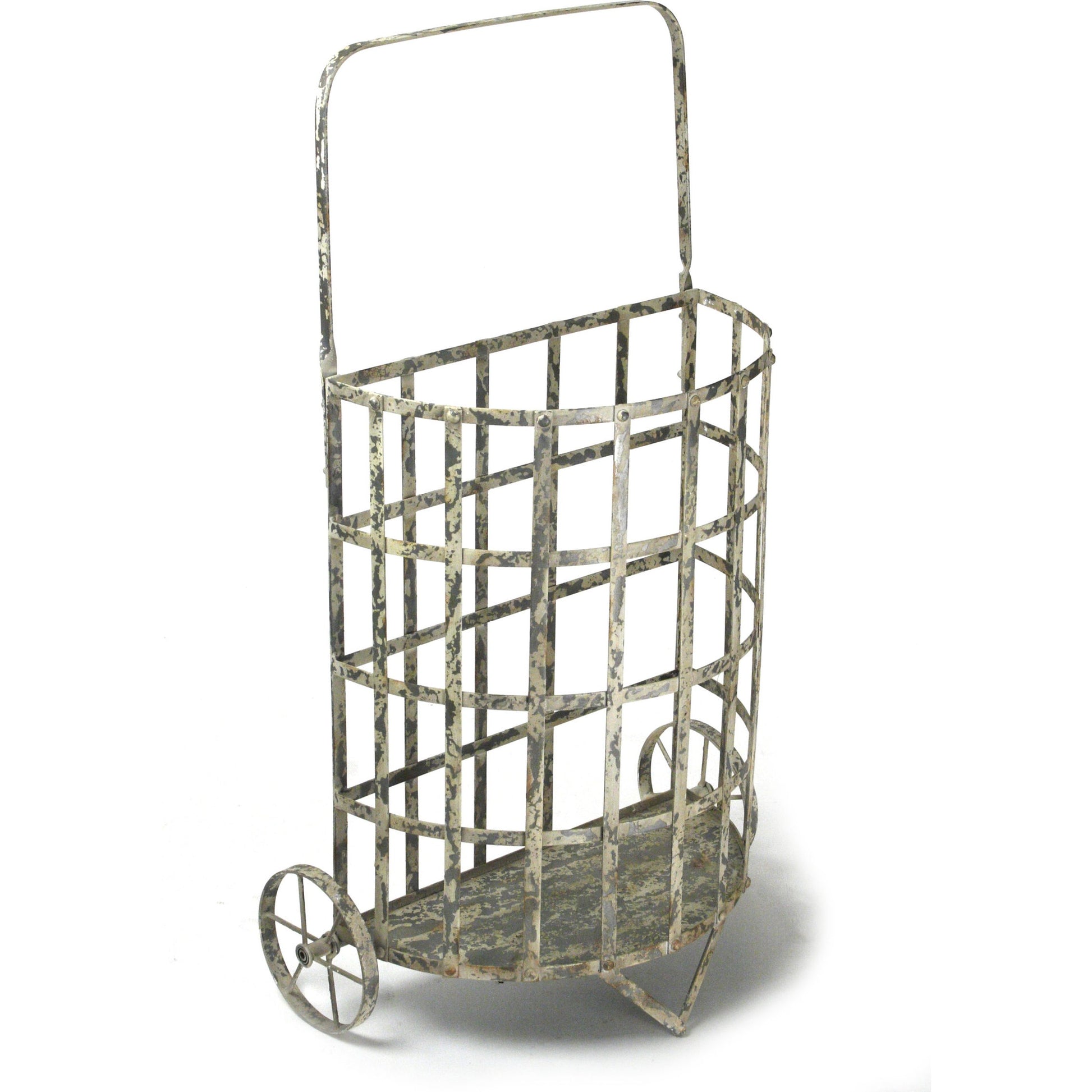 Iron Cart by Zentique in rustic zinc and iron. Made from iron in a cottage & farmhouse style.