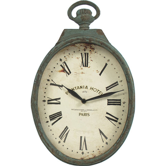 Clock by Zentique in iron. Made from iron in a traditional style.