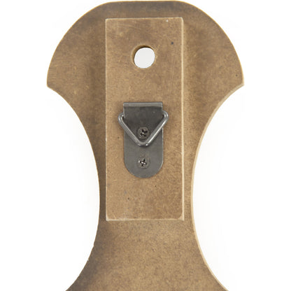 Avellino Clock by Zentique in weathered and iron, mdf. Made from iron, mdf in a rustic style.