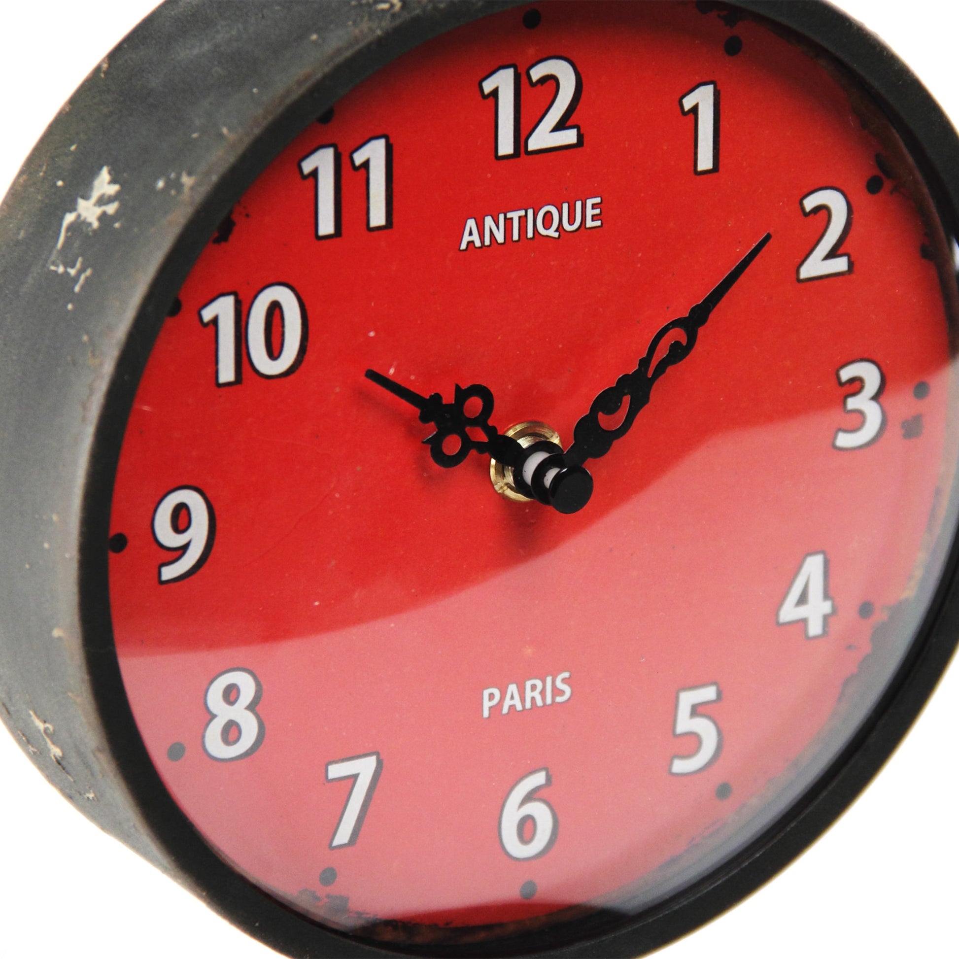 Clock by Zentique in iron. Made from iron in a traditional style.