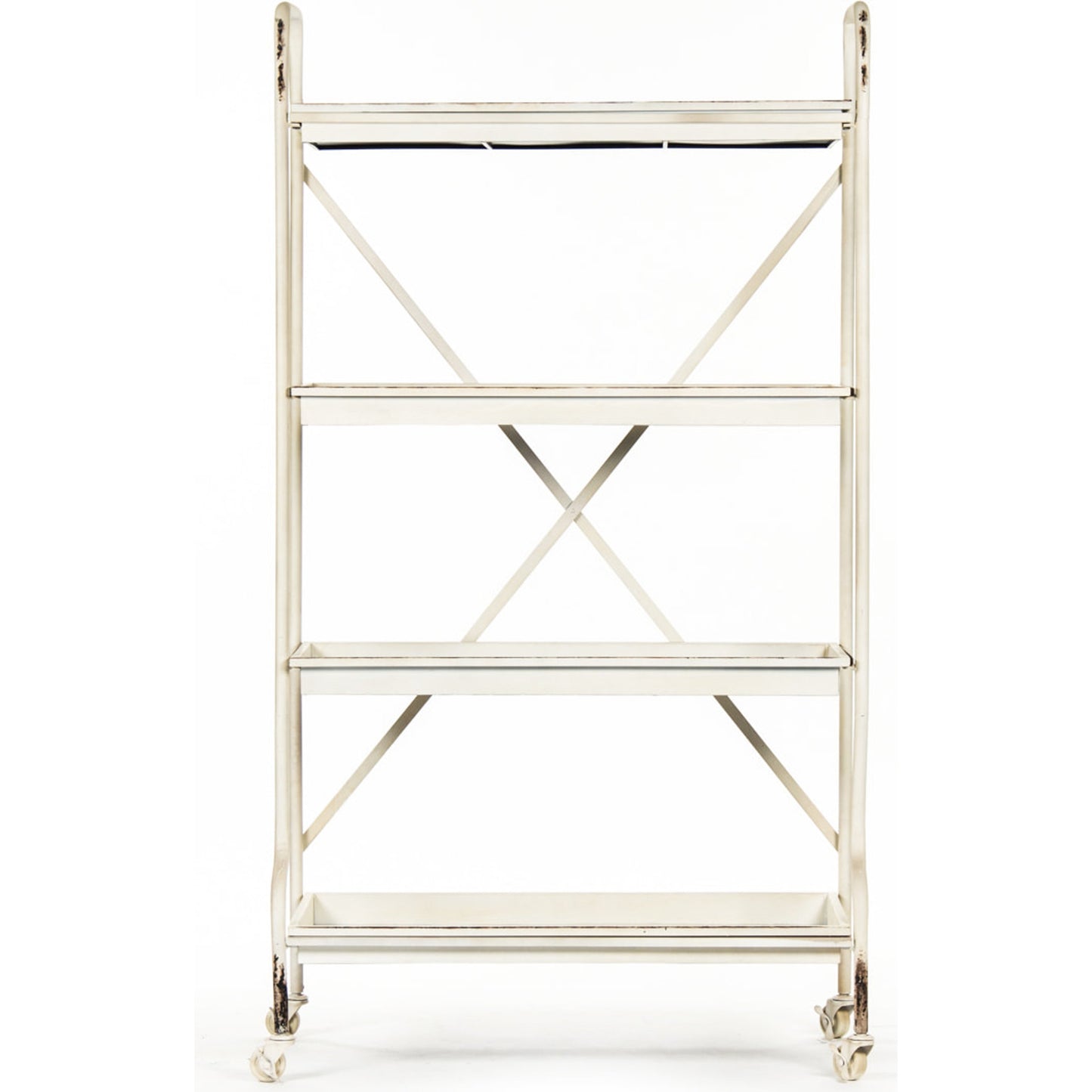 002 S-337041 | Additional Silo | Diego Rack by Zentique in antique off-white and iron. Made from iron in a modern style.