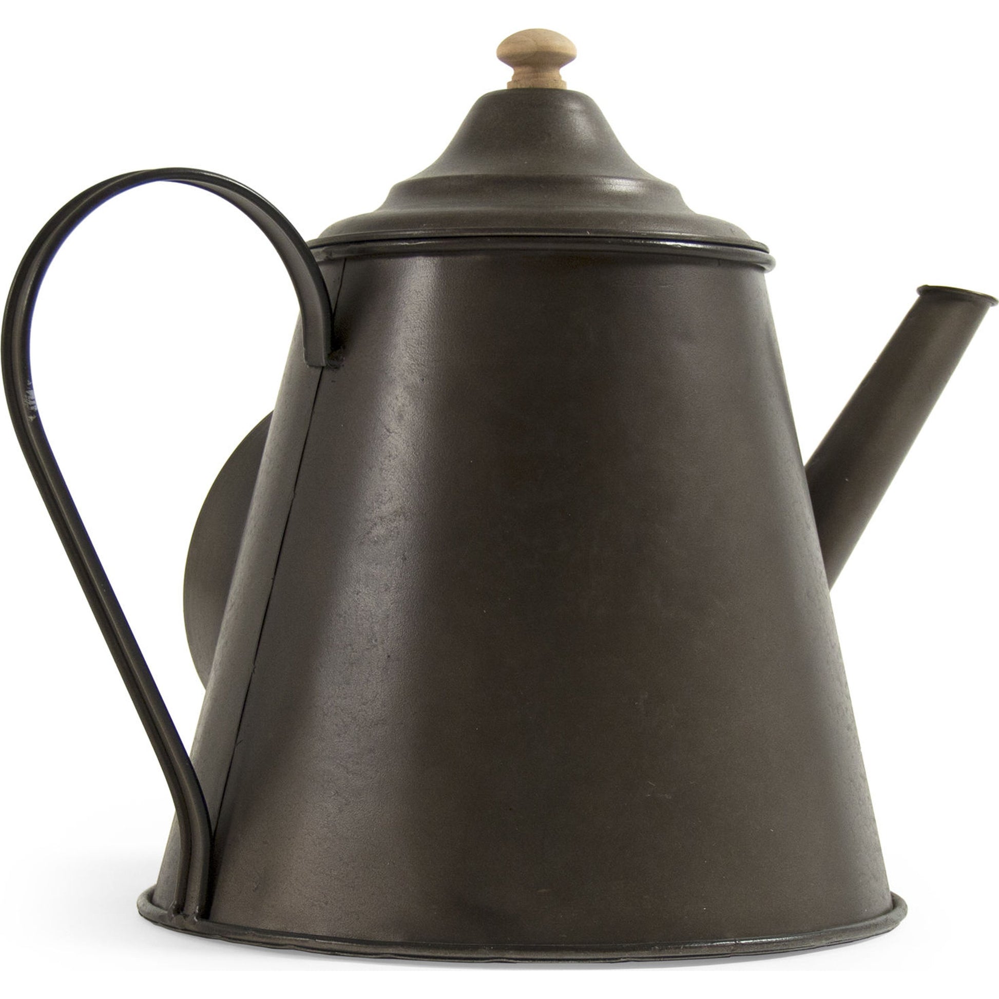 Iron Pitcher Clock by Zentique in dark gray and iron, plastic. Made from iron, plastic in a rustic style.