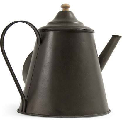 Iron Pitcher Clock by Zentique in dark gray and iron, plastic. Made from iron, plastic in a rustic style.
