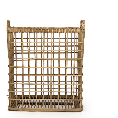 Basket by Zentique in natural and wood. Made from wood in a cottage & farmhouse style.