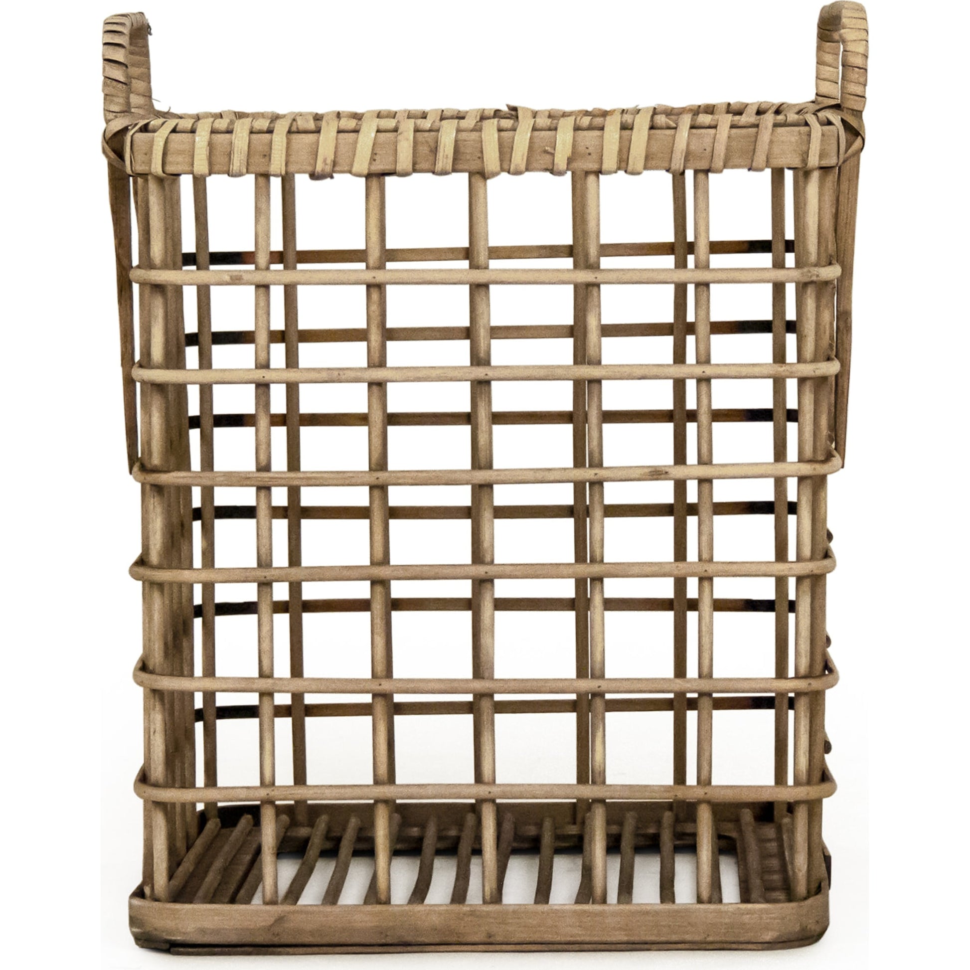 Basket by Zentique in natural and wood. Made from wood in a cottage & farmhouse style.
