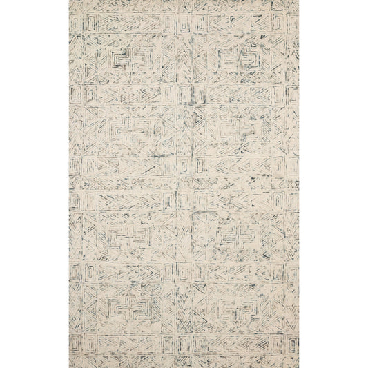 Peregrine PER-03 Rug by Loloi in light blue. Made from 100% wool in a modern style.