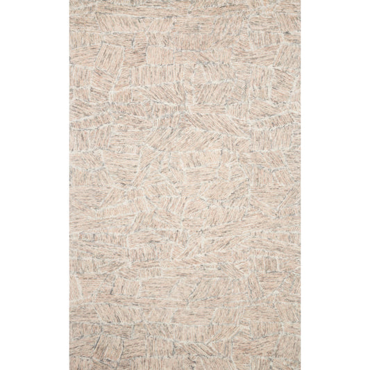 Peregrine PER-07 Rug by Loloi in blush. Made from 100% wool in a modern style.